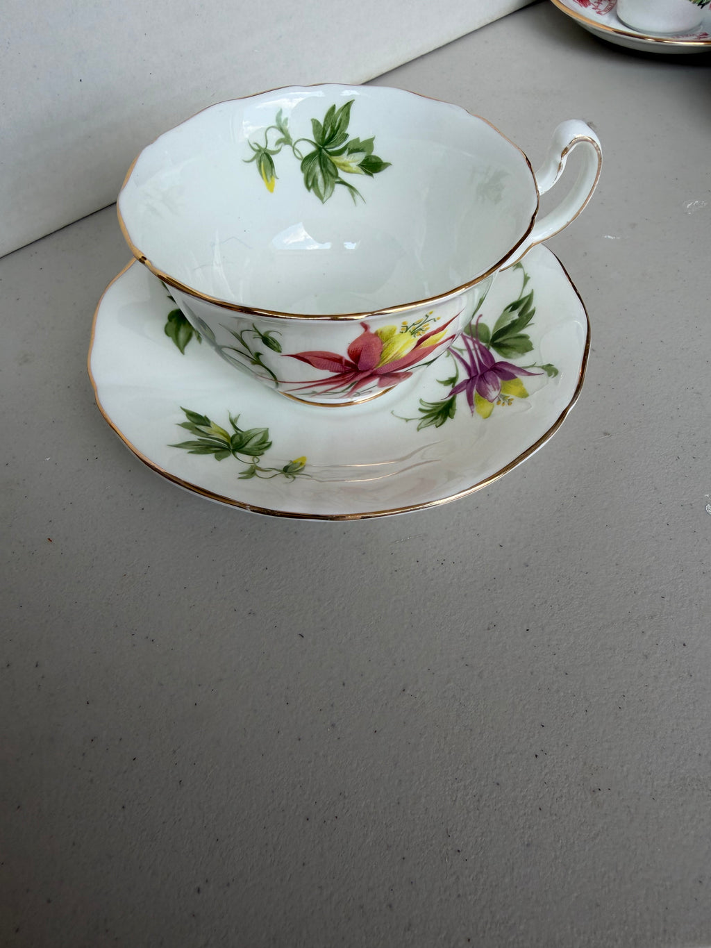 Adderley China teacup and saucer