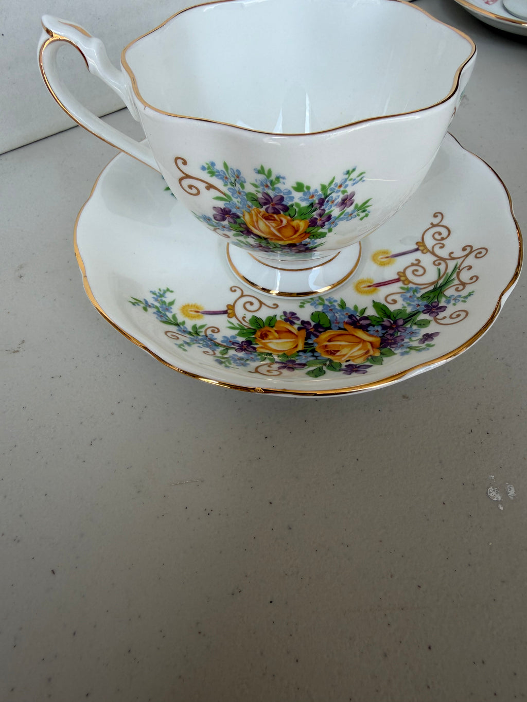 Princess Anne remembrance series teacup & saucer.