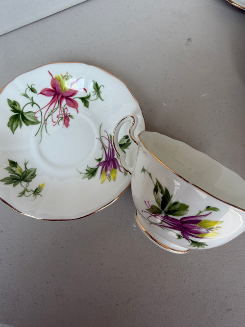 Adderley China teacup and saucer