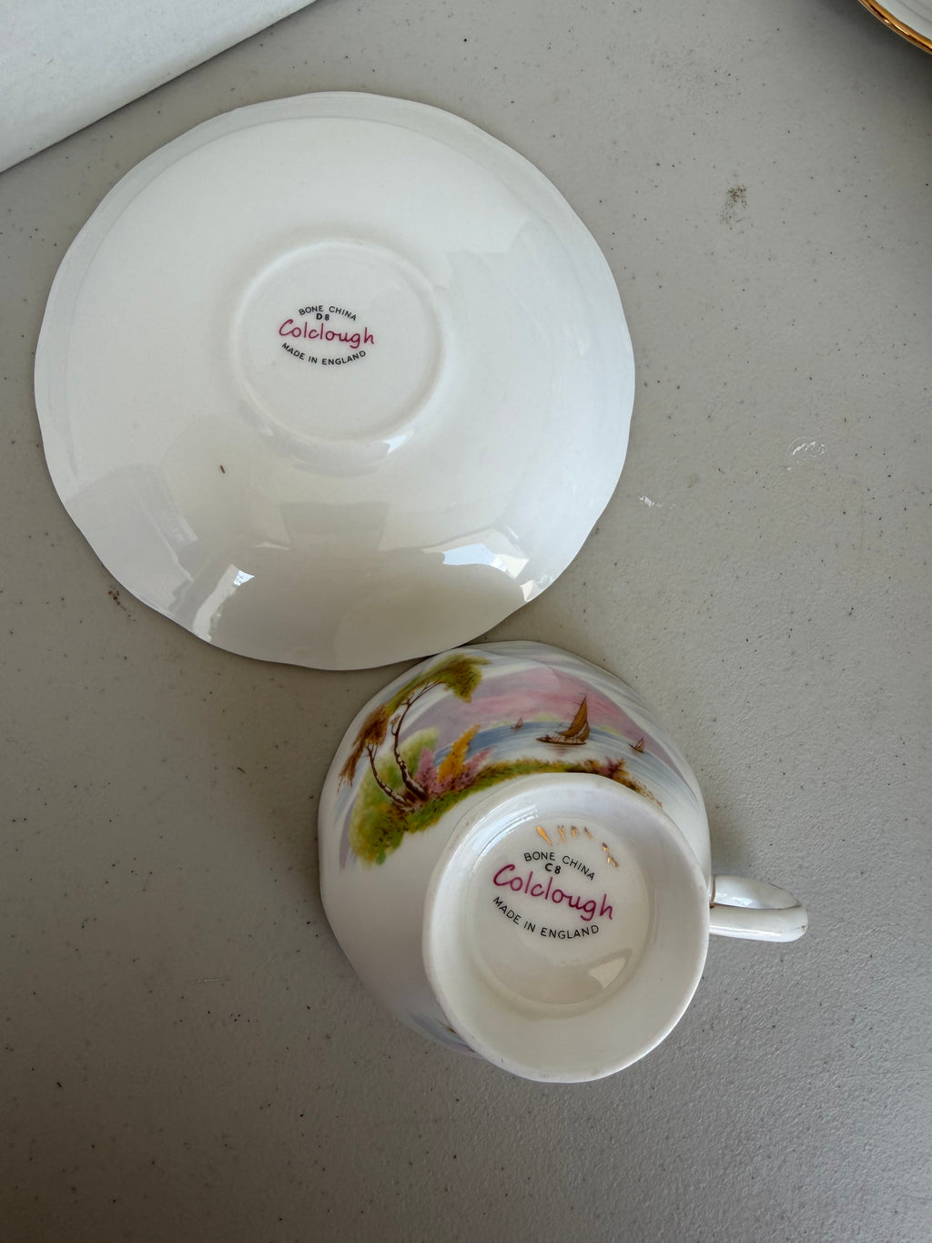 Colclough China teacup and saucer