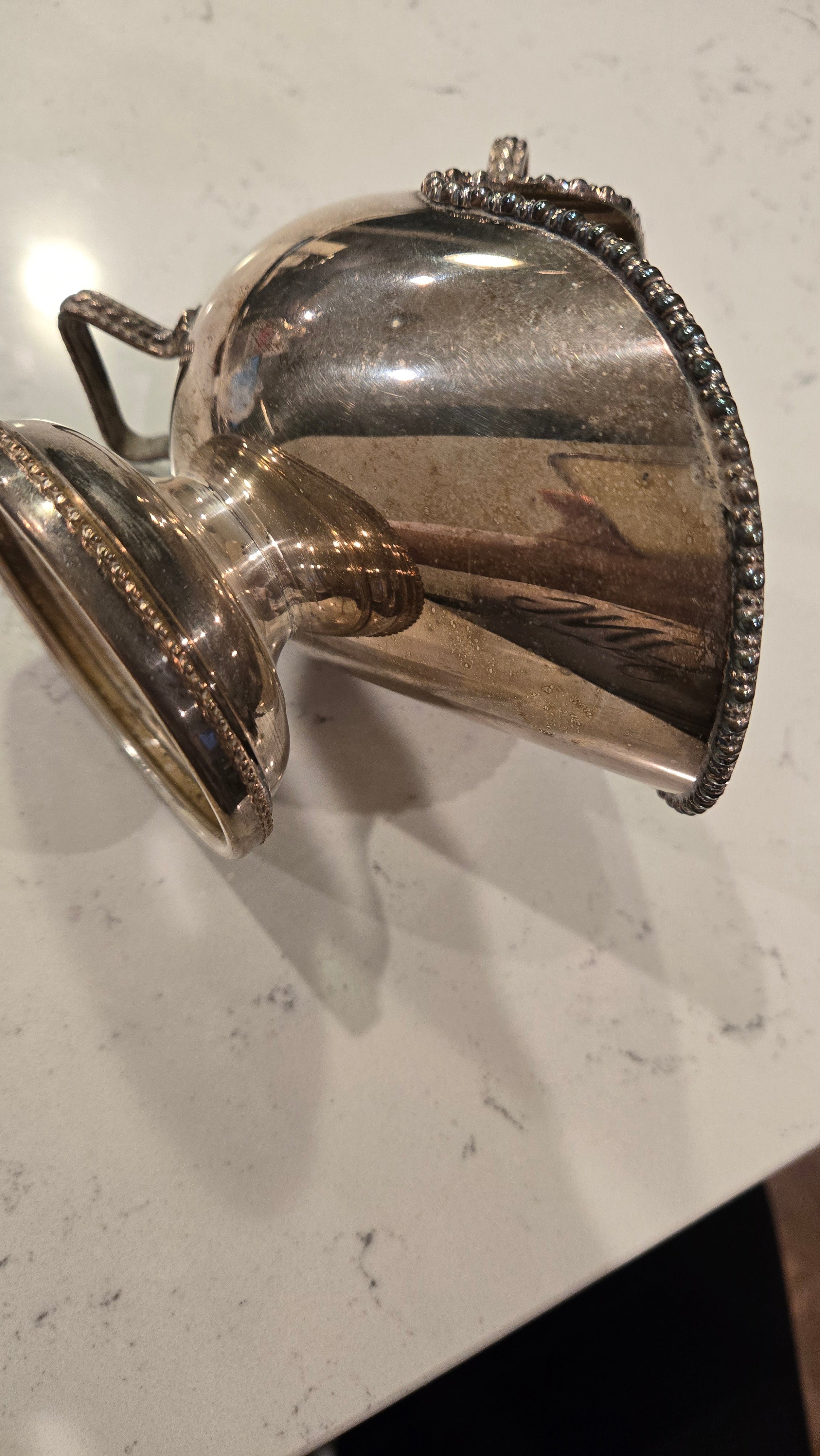 Vintage Sivler Sugar Scuttle