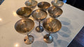 Set of 8 Leonard Epns silver plated goblets