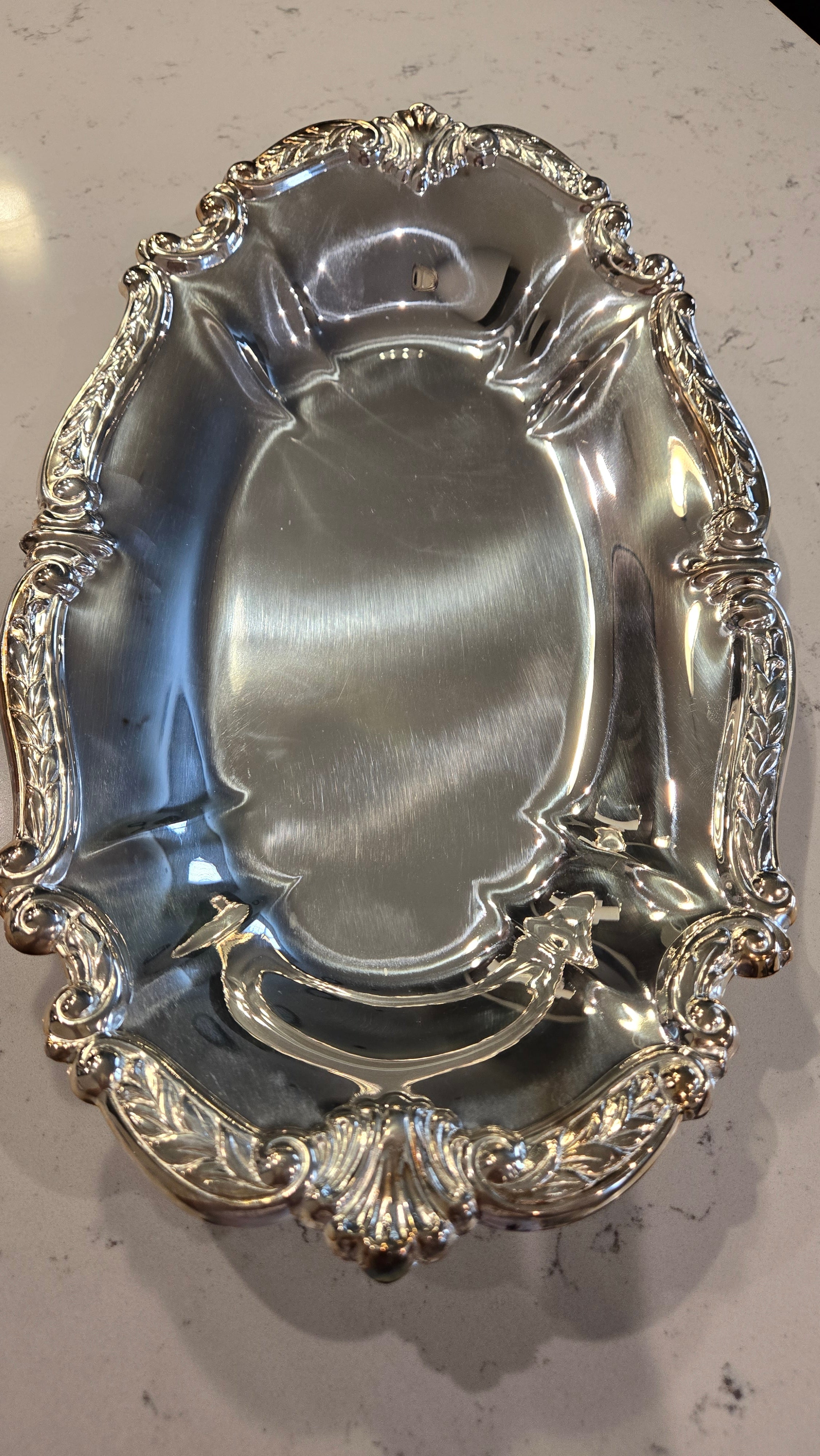 Vintage Sheridan silver-plated Serving Tray