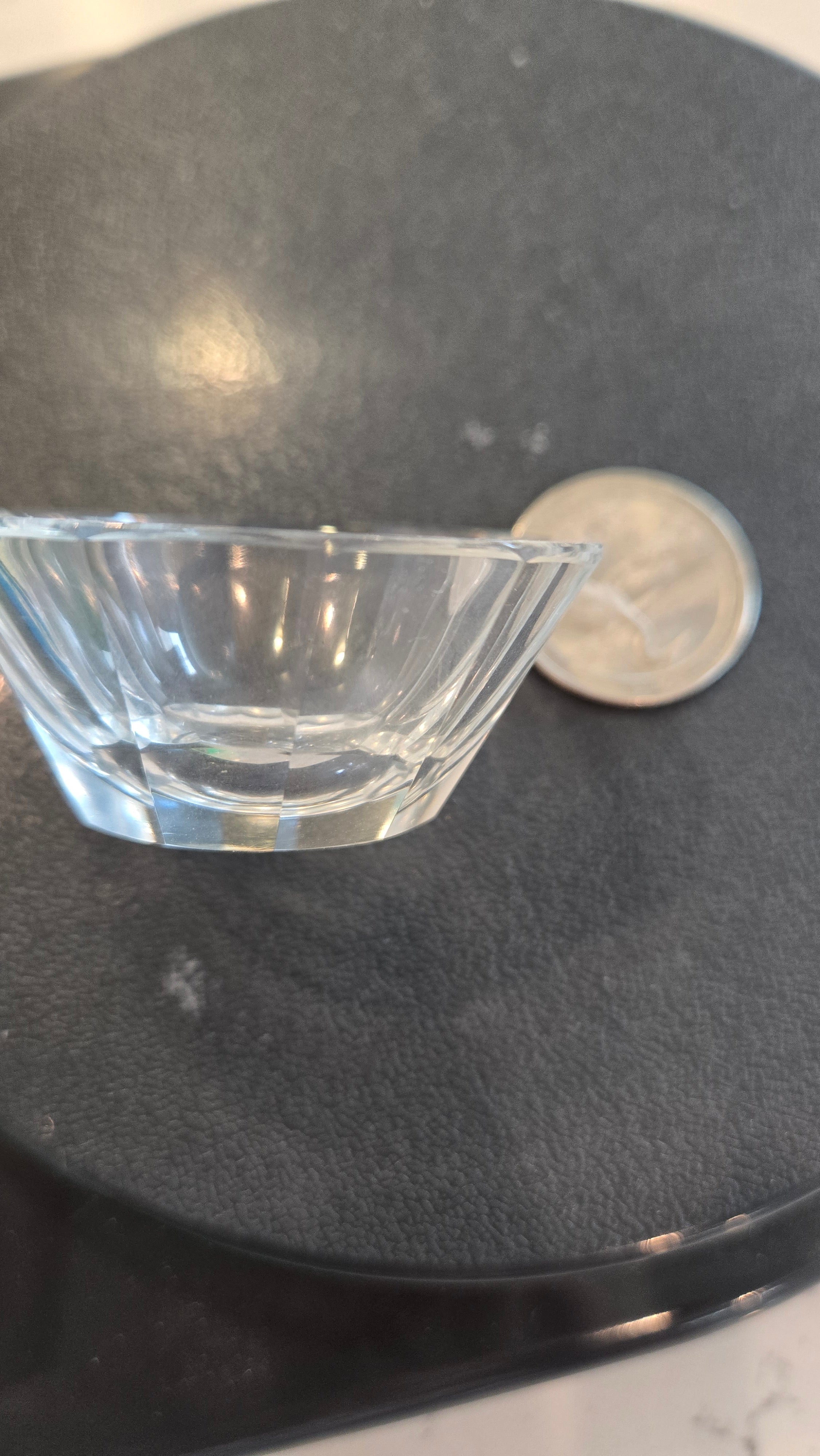 Small Cut crystal bowl or salt cellar.