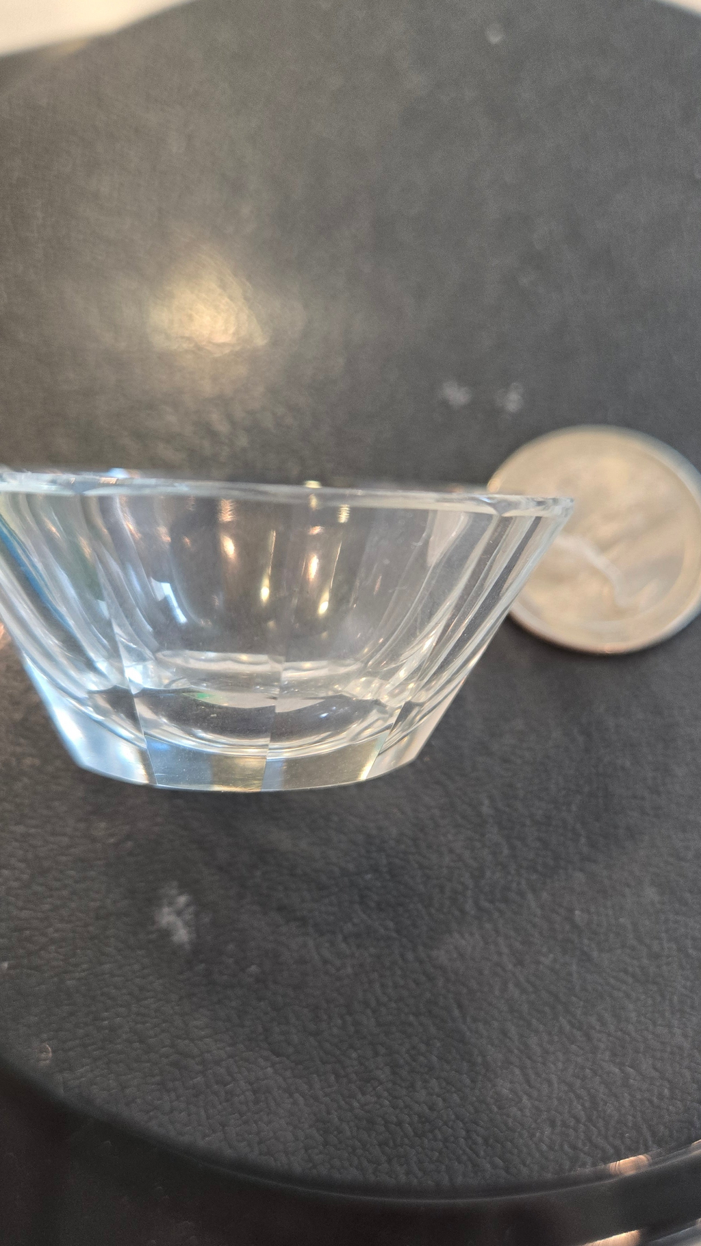 Small Cut crystal bowl or salt cellar.