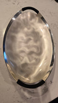 Silver plated WMF Ikora oval serving tray.